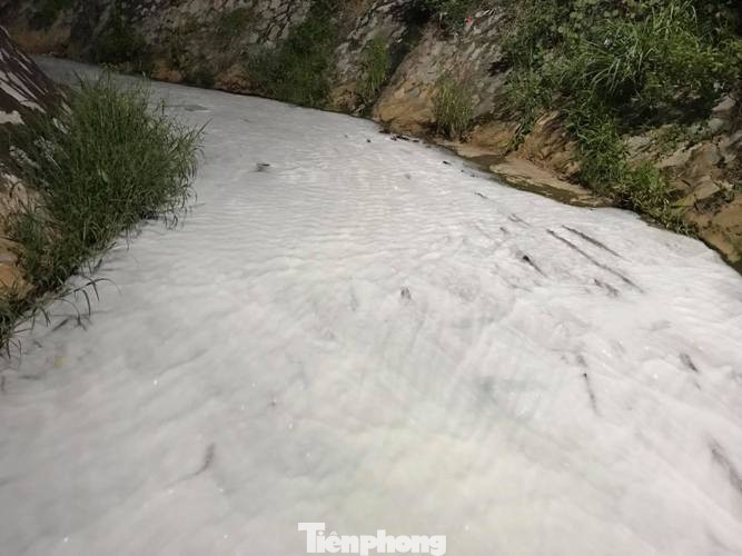 Tìm ra thủ phạm vụ 'tuyết’ phủ trắng suối ở Bình Dương ảnh 1
