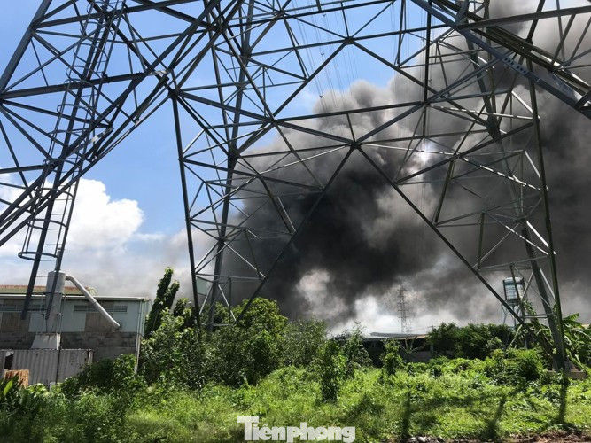 Công ty gỗ rộng 5.000m2 ở Bình Dương chìm trong biển lửa ảnh 1