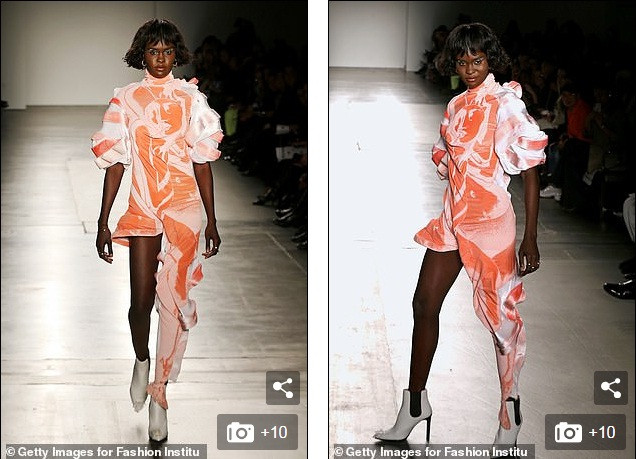 Người mẫu hoá khỉ trên sàn diễn thời trang gây 'sốc' ảnh 2