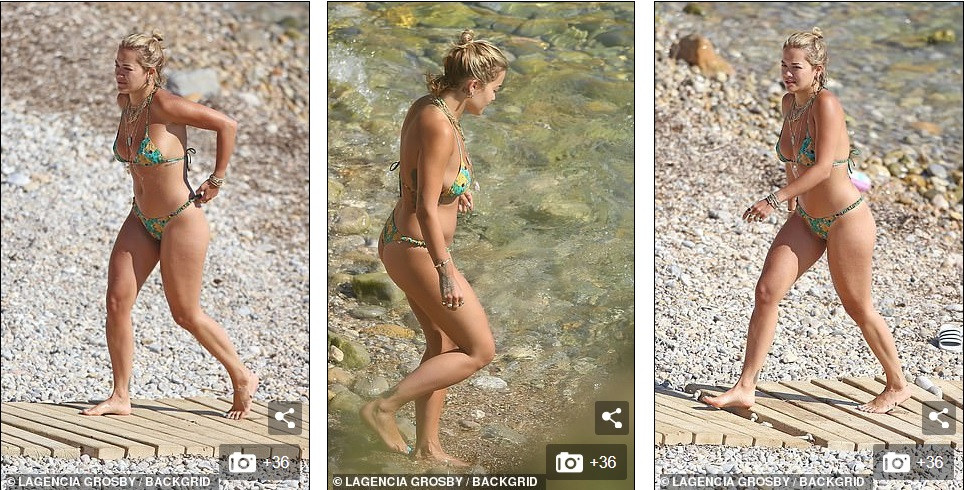 Rita Ora bị dân mạng chê khi mặc đồ bơi ảnh 3