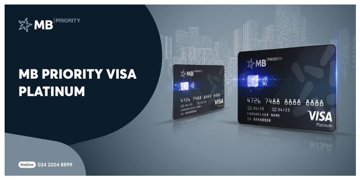 Ra mắt thẻ tín dụng quốc tế MB Priority Visa Platinum ảnh 1