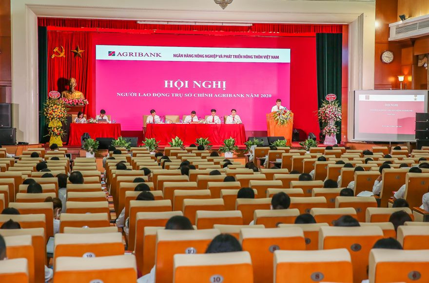 Trụ sở chính Agribank tổ chức Hội nghị người lao động năm 2020 ảnh 1