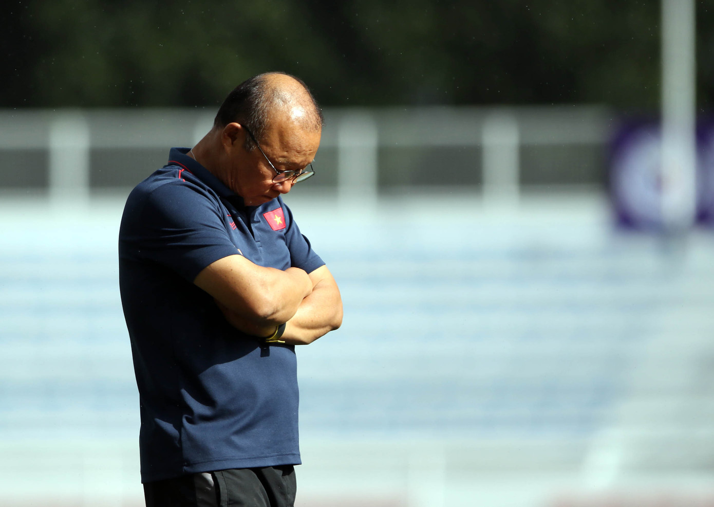 Những sắc thái biểu cảm của HLV Park Hang Seo trước đại chiến U22 Indonesia ảnh 6