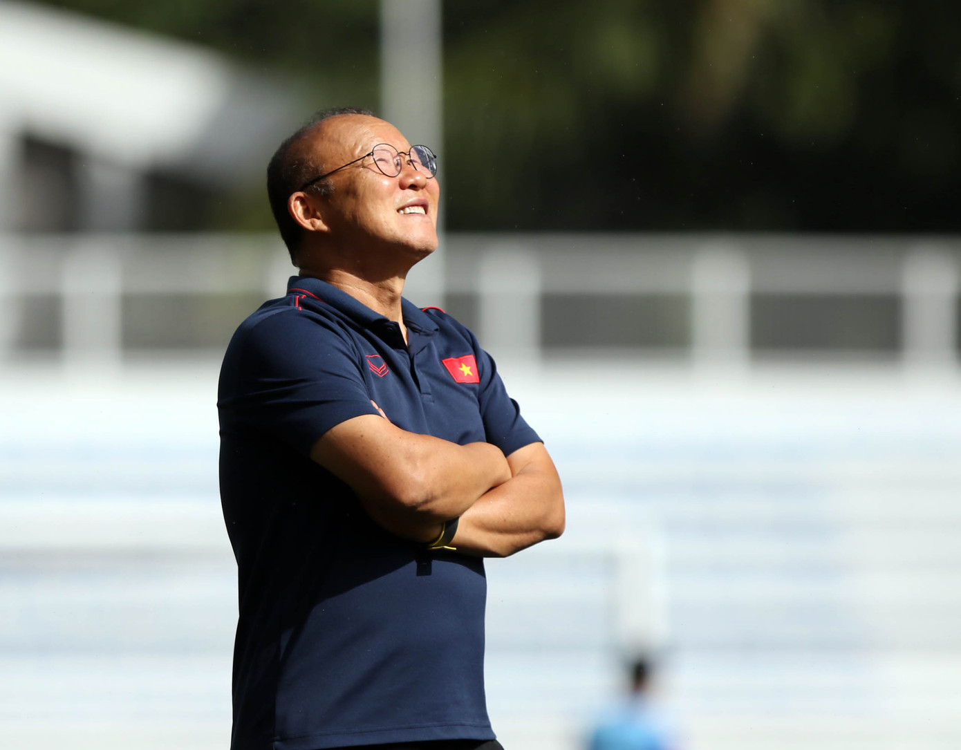 Những sắc thái biểu cảm của HLV Park Hang Seo trước đại chiến U22 Indonesia ảnh 2