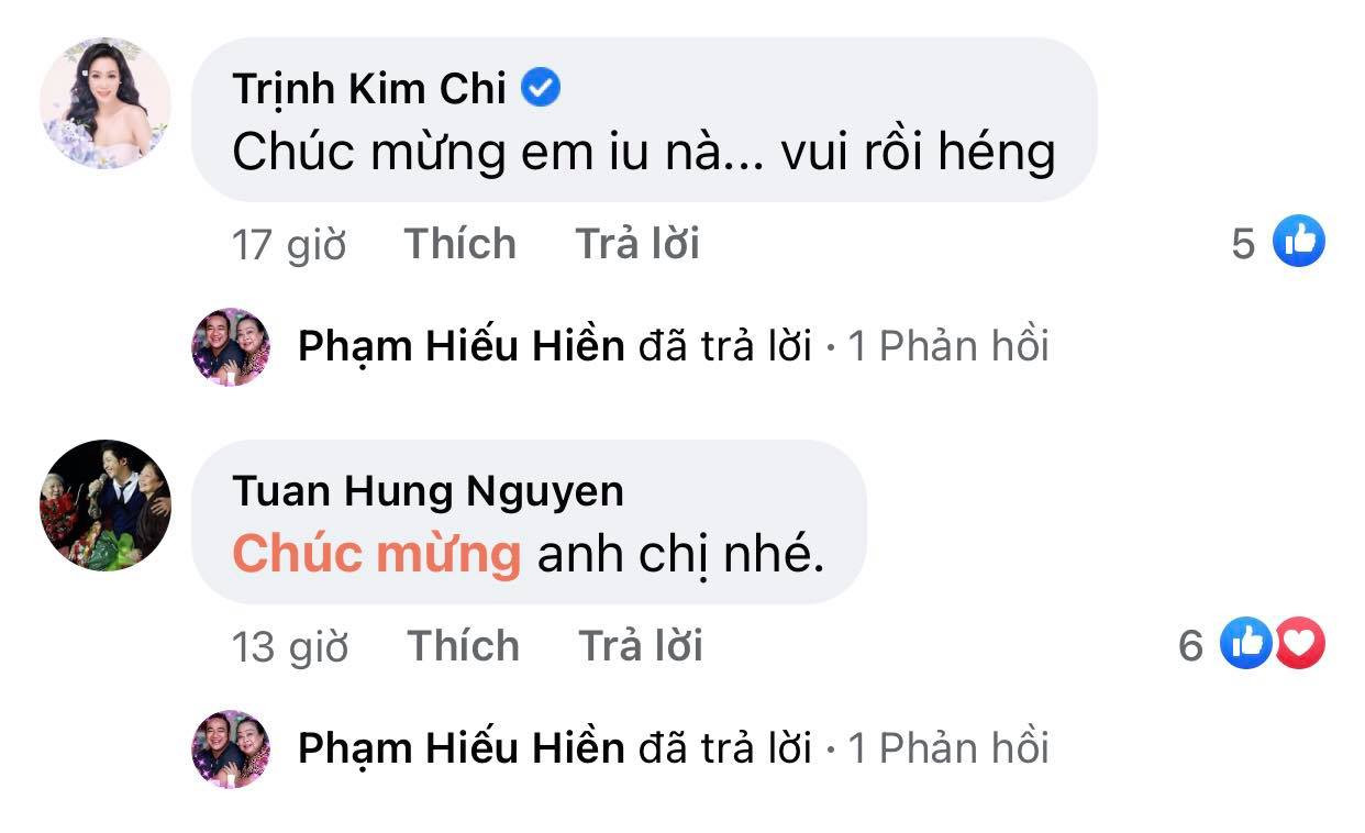 Hiếu Hiền xác nhận vợ mang bầu lần 3, dàn sao Việt hào hứng chúc mừng ảnh 3