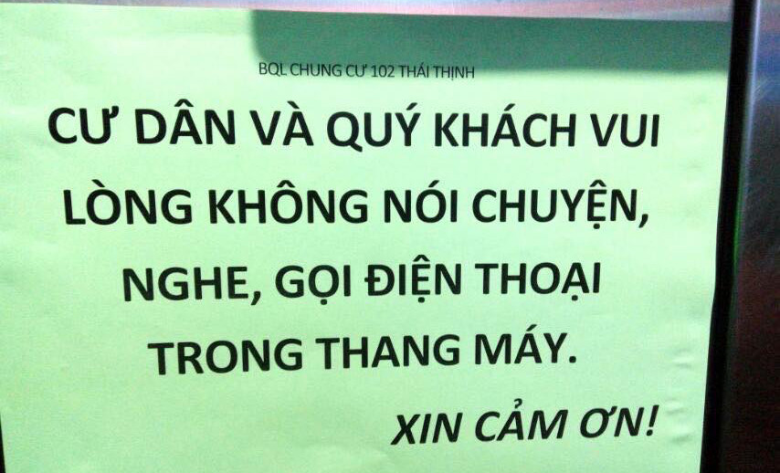 Chung cư Hà Nội cấm nói chuyện, gọi điện trong thang máy phòng dịch virus corona ảnh 3