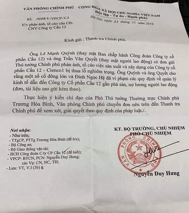 Chính phủ chỉ đạo làm rõ dấu hiệu khuất tất ở doanh nghiệp bị buộc thuê xe 80M ảnh 1