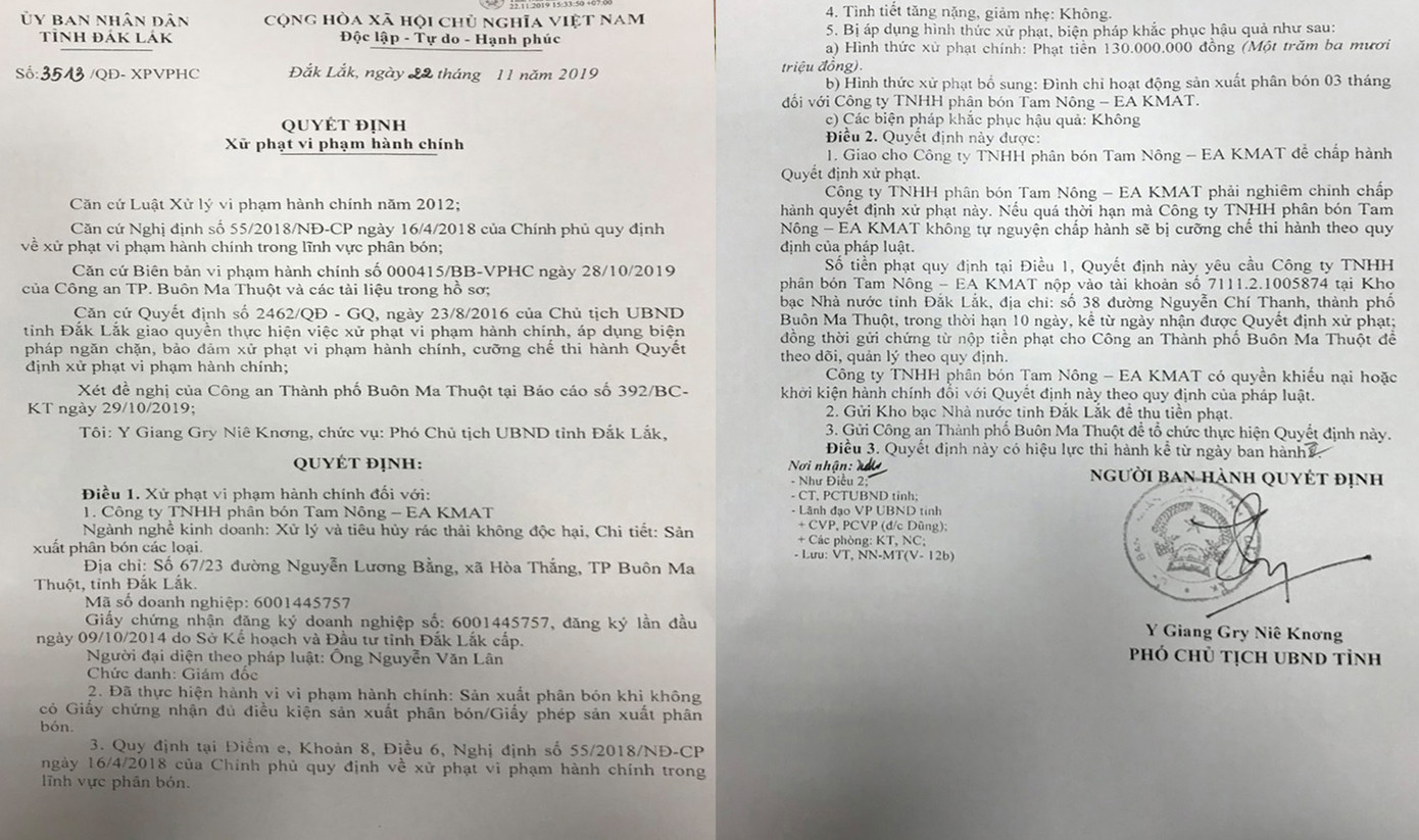 Vụ phân bón sản xuất 'chui': Chây ì nộp phạt? ảnh 1