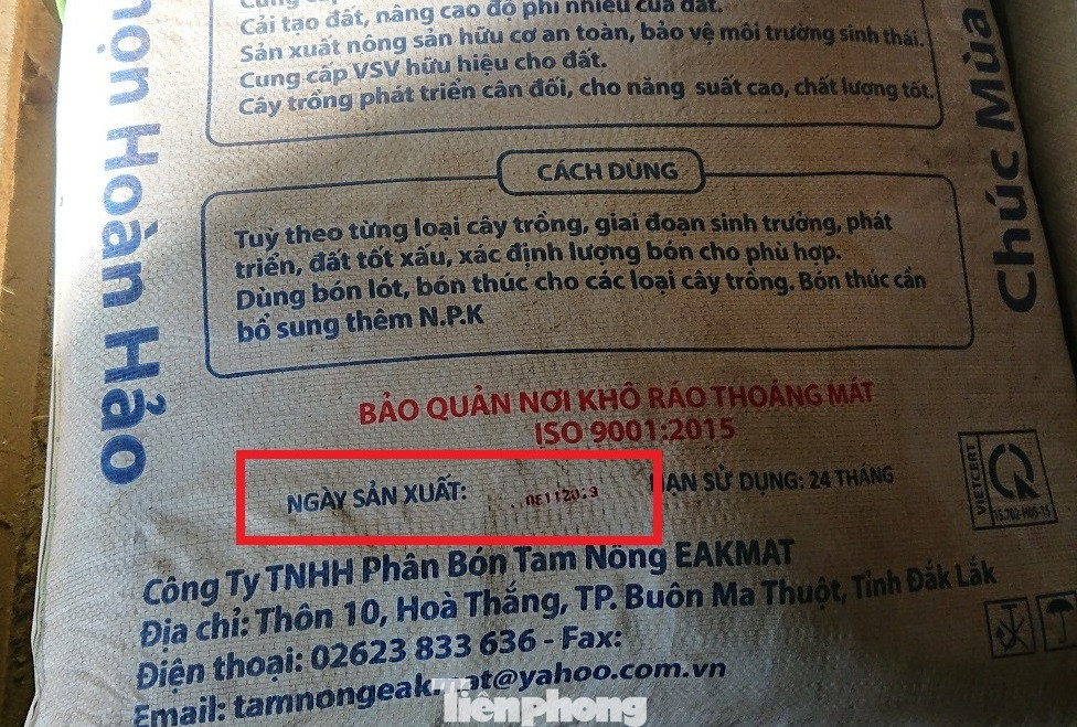 Đắk Lắk: Phân bón sản xuất không giấy phép bày bán tràn lan ảnh 1