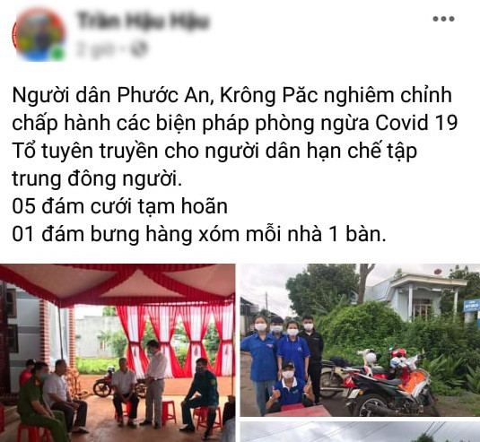 Hai lần hoãn cưới phòng chống dịch COVID-19 ảnh 4