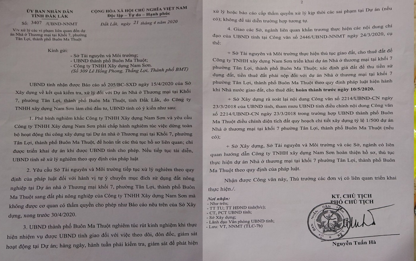Vụ xây dựng biệt thự trên đất nông nghiệp ở Đắk Lắk: Chỉ phê bình và rút kinh nghiệm ảnh 1