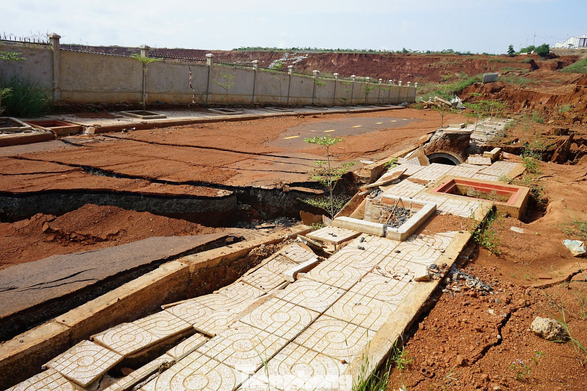 Hãi hùng dự án 'nghìn tỷ' sụt lún, nguy cơ trôi cả công trình ảnh 9