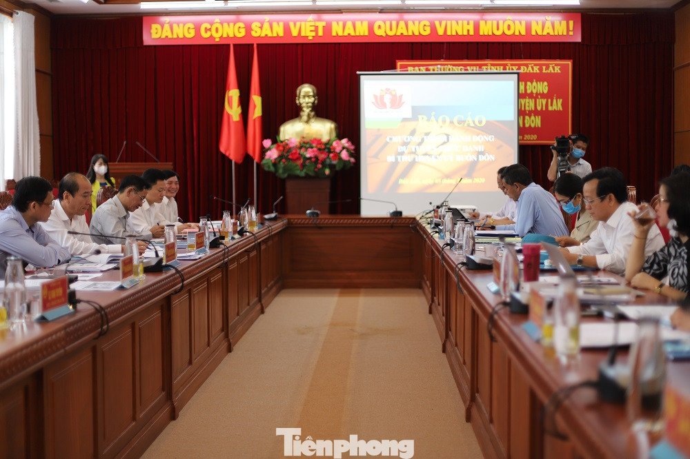 Bên trong phòng tuyển chọn bí thư huyện ủy ảnh 1