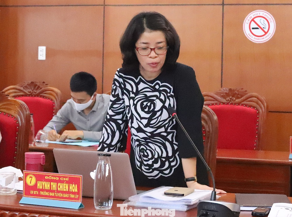 Bên trong phòng tuyển chọn bí thư huyện ủy ảnh 16