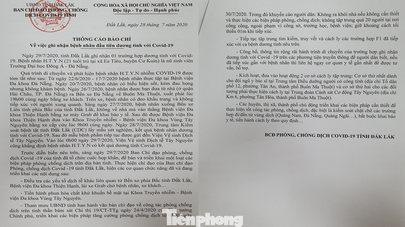 Tiếp nhận ca nhiễm COVID-19, vì sao một BV ở Đắk Lắk không bị phong toả? ảnh 1
