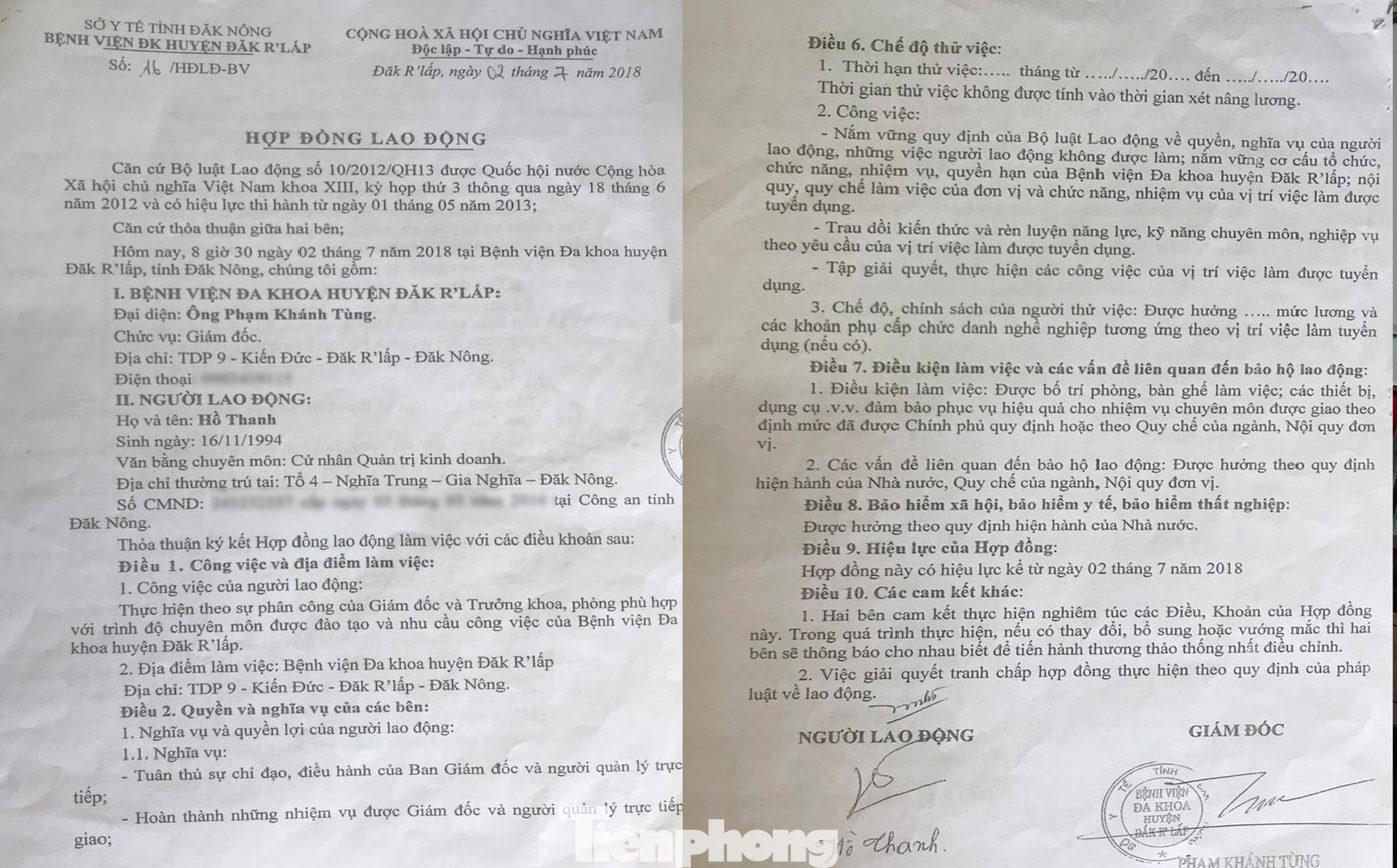 Con trai sếp Sở Y tế Đắk Nông được tuyển dù chưa có bằng đại học ảnh 2