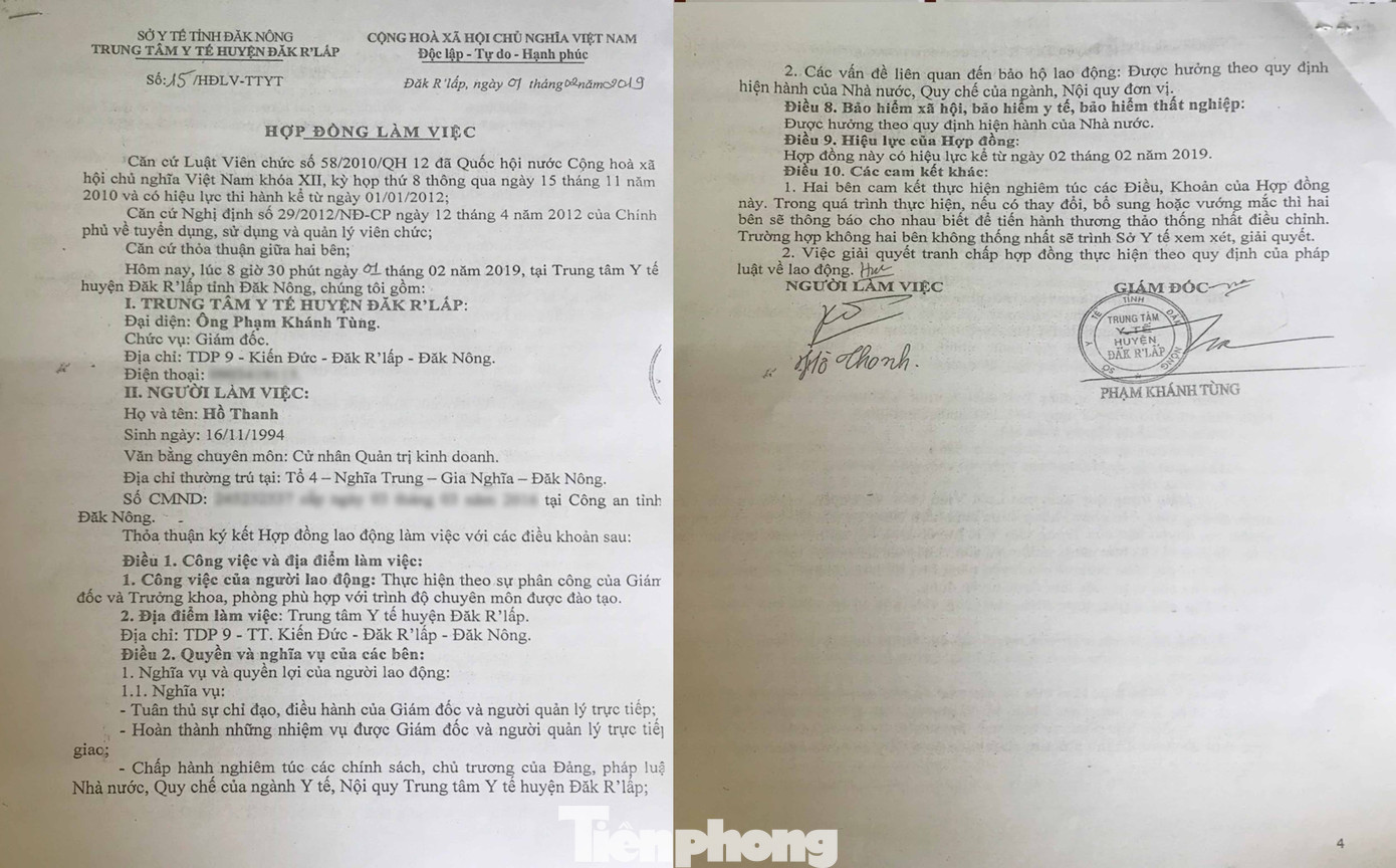 Con trai sếp Sở Y tế Đắk Nông được tuyển dù chưa có bằng đại học ảnh 3