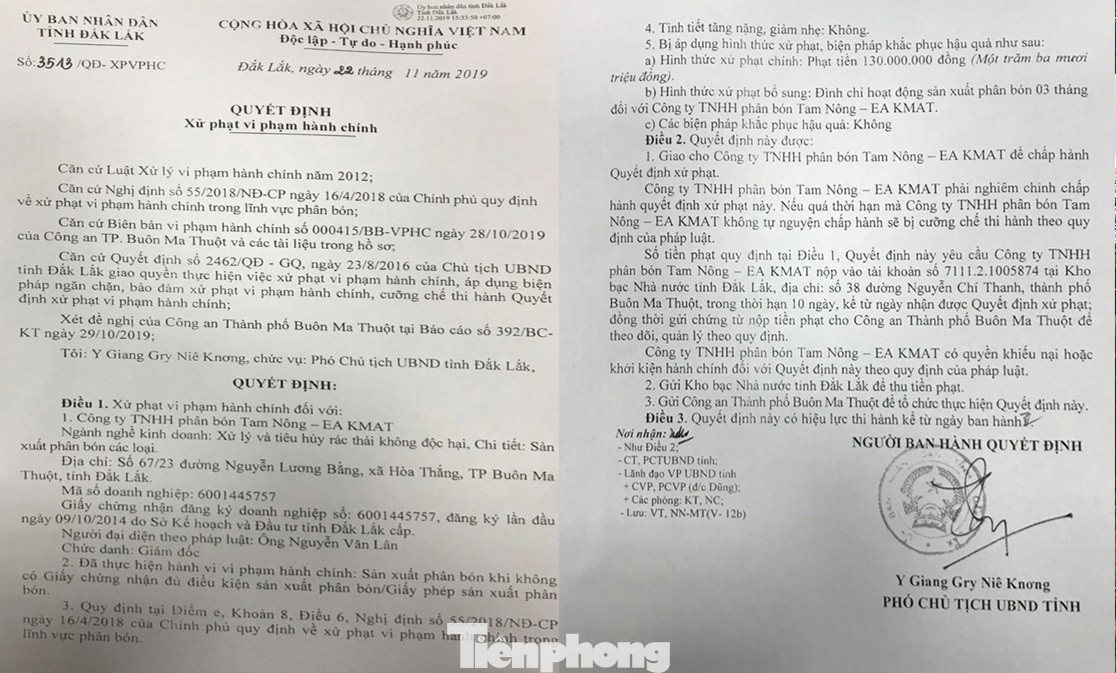 Phân bón trái phép tái xuất ở Đắk Lắk: Thành lập đoàn đi kiểm tra ảnh 1