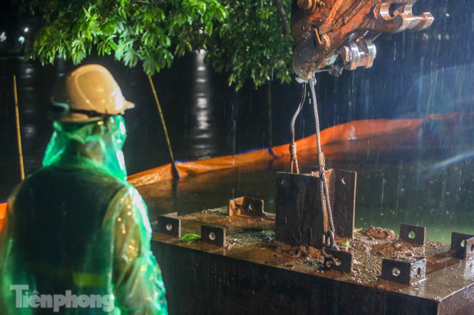 Hợp 3 mũi thi công, kè hồ Hoàn Kiếm chuẩn bị 'về đích' ảnh 10