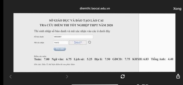 Nam sinh ngủ quên chia sẻ bảng điểm thi tốt nghiệp ảnh 2