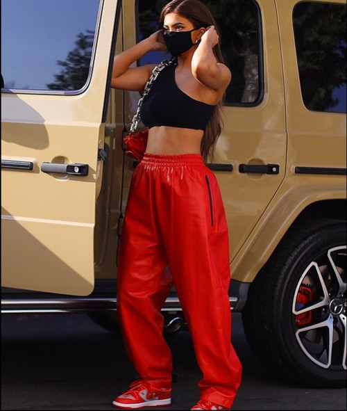 Đeo khẩu trang kín mít, Kylie Jenner vẫn gây chú ý vì body đẹp và đồ hiệu đắt đỏ ảnh 1