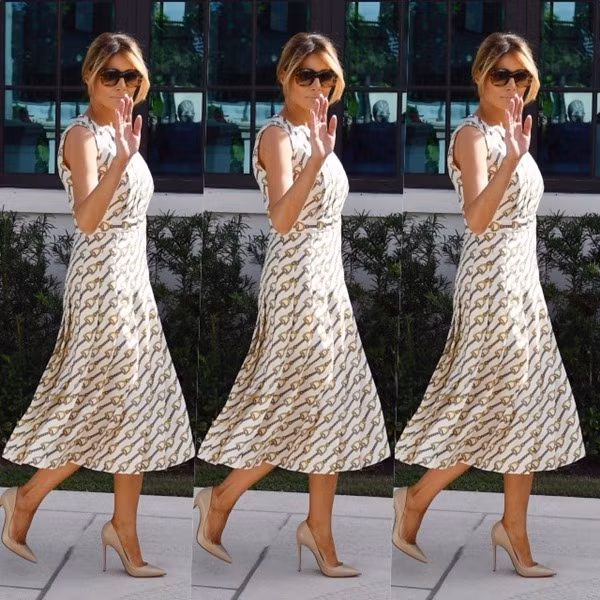 Diện đồ Gucci, Hermès đi bầu cử, Phu nhân Tổng thống Trump vẫn bị chê trách vì điều này ảnh 1