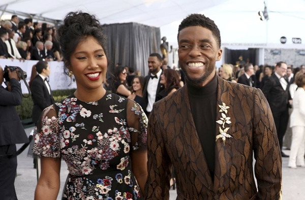 Giấu kín bệnh tình, Chadwick Boseman cũng giữ bí mật việc anh đã kết hôn trước khi qua đời ảnh 2