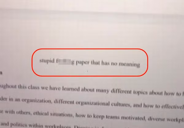Gửi bài kiểm tra giữa kỳ xong, sinh viên nữ phát khóc vì quên không sửa tiêu đề “bố láo“ ảnh 2