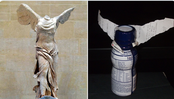 Ở nhà cách ly, cư dân mạng “tái tạo” các kiệt tác nghệ thuật bằng đồ dùng hằng ngày ảnh 4