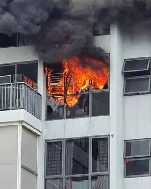 Những người hàng xóm của năm: Thấy hỏa hoạn cũng không bỏ chạy mà cố xịt nước vào đám cháy ảnh 1