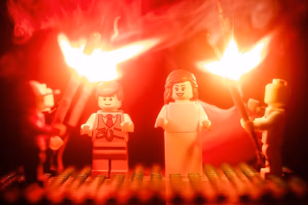 Giải pháp “chống buồn chán”: Tổ chức đám cưới cực yêu cho các nhân vật Lego ảnh 7