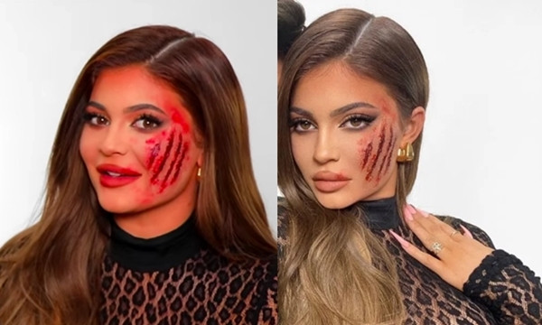 “Thánh chỉnh ảnh” Kylie Jenner lại bị chê vì hóa trang Halloween xong vẫn ra tay sửa tiếp ảnh 3