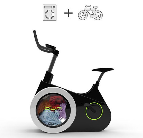 Vừa tập thể dục, vừa làm việc nhà: Chiếc xe đạp kèm máy giặt để bạn “một công đôi việc“ ảnh 2