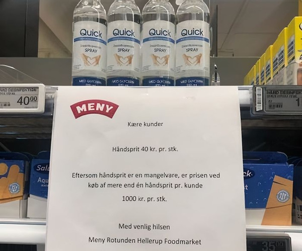 Khuyên không xong, siêu thị Đan Mạch nghĩ ra mẹo “cực gắt” để khách không gom nước rửa tay ảnh 2