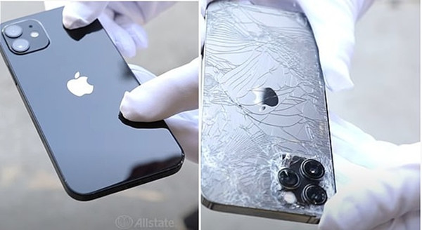 Sau thử nghiệm thả rơi đập mặt, đập lưng, iPhone 12 được tung hô là “smartphone bền nhất“ ảnh 4