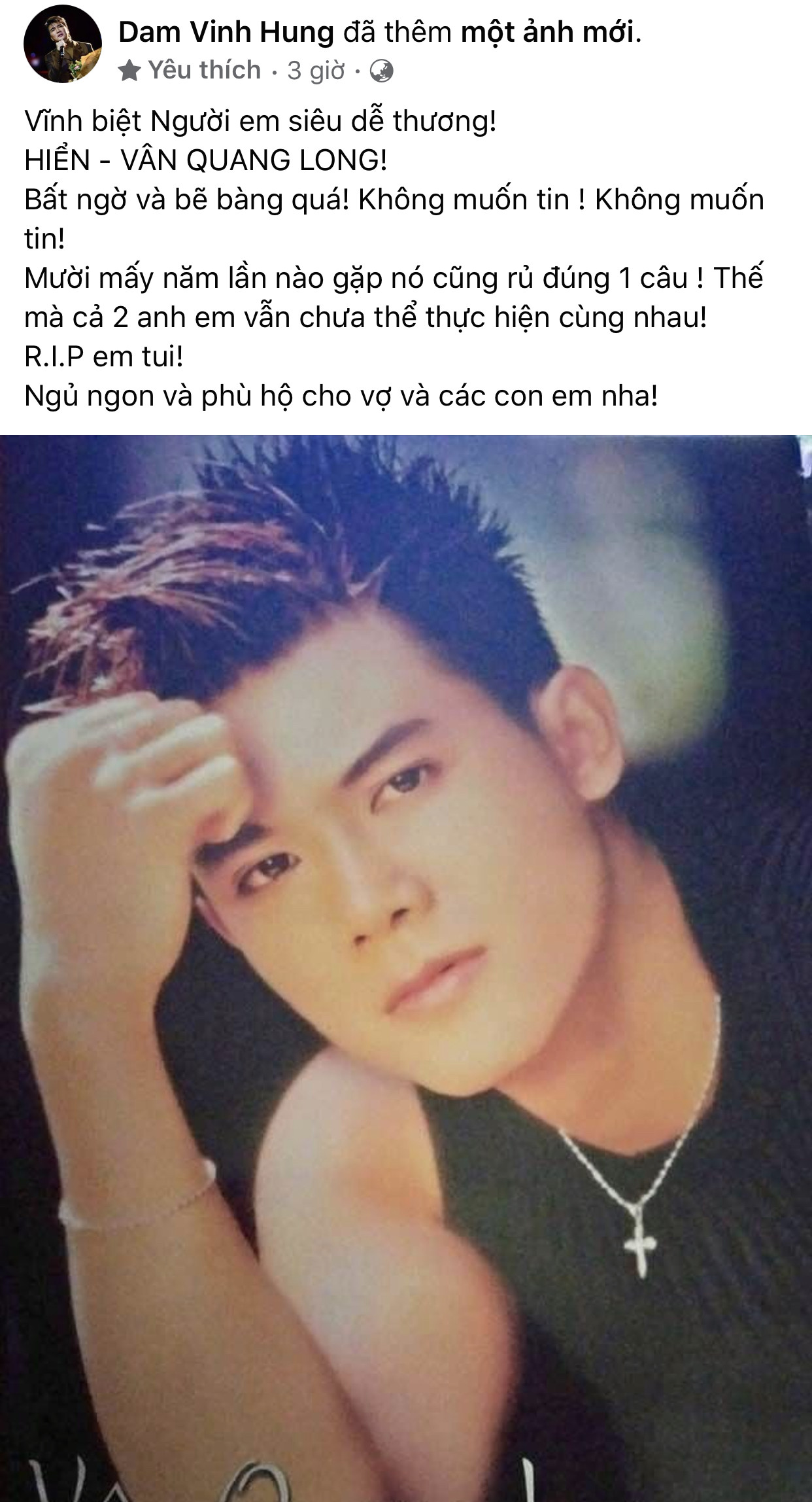 Ưng Hoàng Phúc đau xót khi đọc bình luận vô cảm về Vân Quang Long vừa qua đời ảnh 8