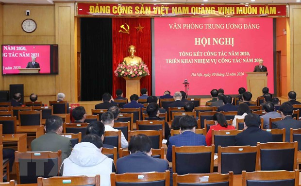 Văn phòng Trung ương Đảng triển khai nhiệm vụ công tác năm 2021 ảnh 1