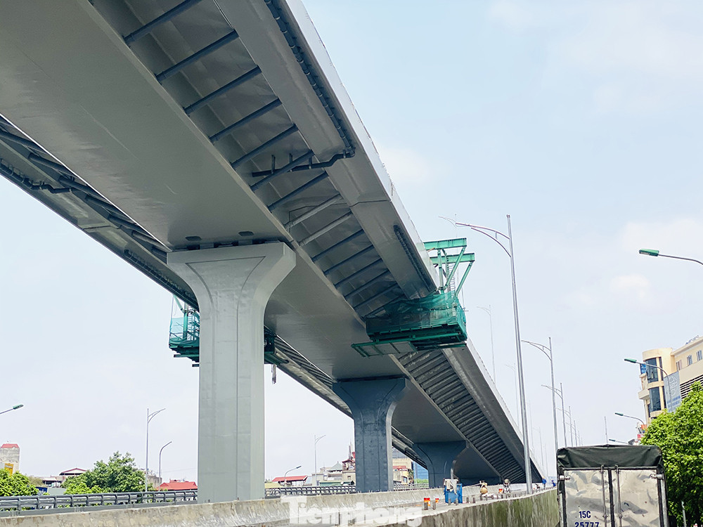 Cận cảnh tuyến đường vành đai 2 trị giá 9.400 tỷ sau 2 năm thi công ảnh 13