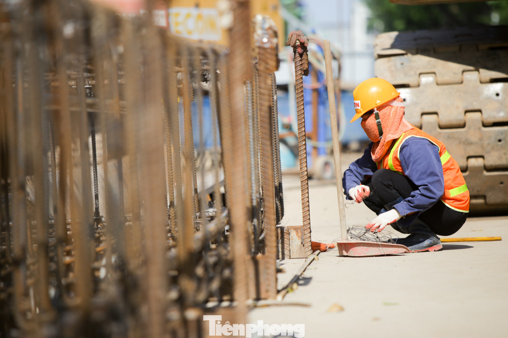 Thi công giếng thoát hiểm, thông gió đường sắt Nhổn - Ga Hà Nội ảnh 5
