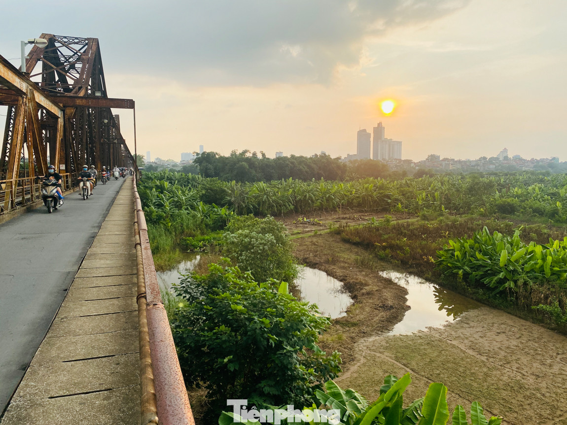 Cuộc sống bị đảo lộn của người dân bãi giữa sông Hồng mùa nước lên ảnh 6