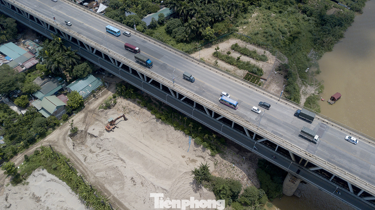 Mặt cầu Thăng Long ra sao trước ngày 'đóng cửa' đại tu lần 3? ảnh 8