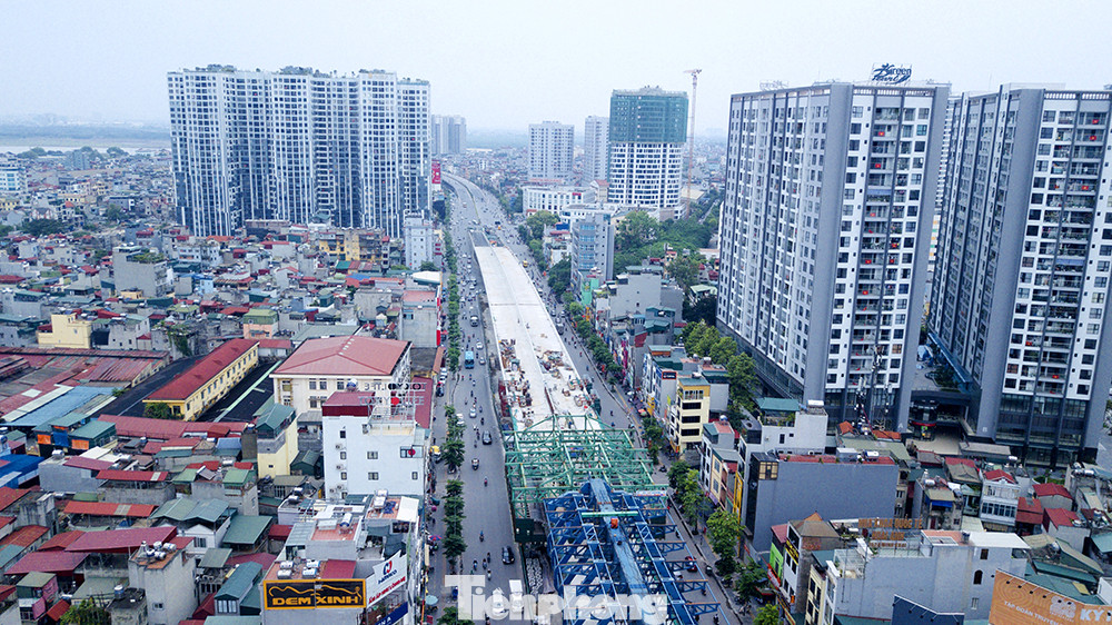 Cận cảnh tuyến đường vành đai 2 trị giá 9.400 tỷ sau 2 năm thi công ảnh 2