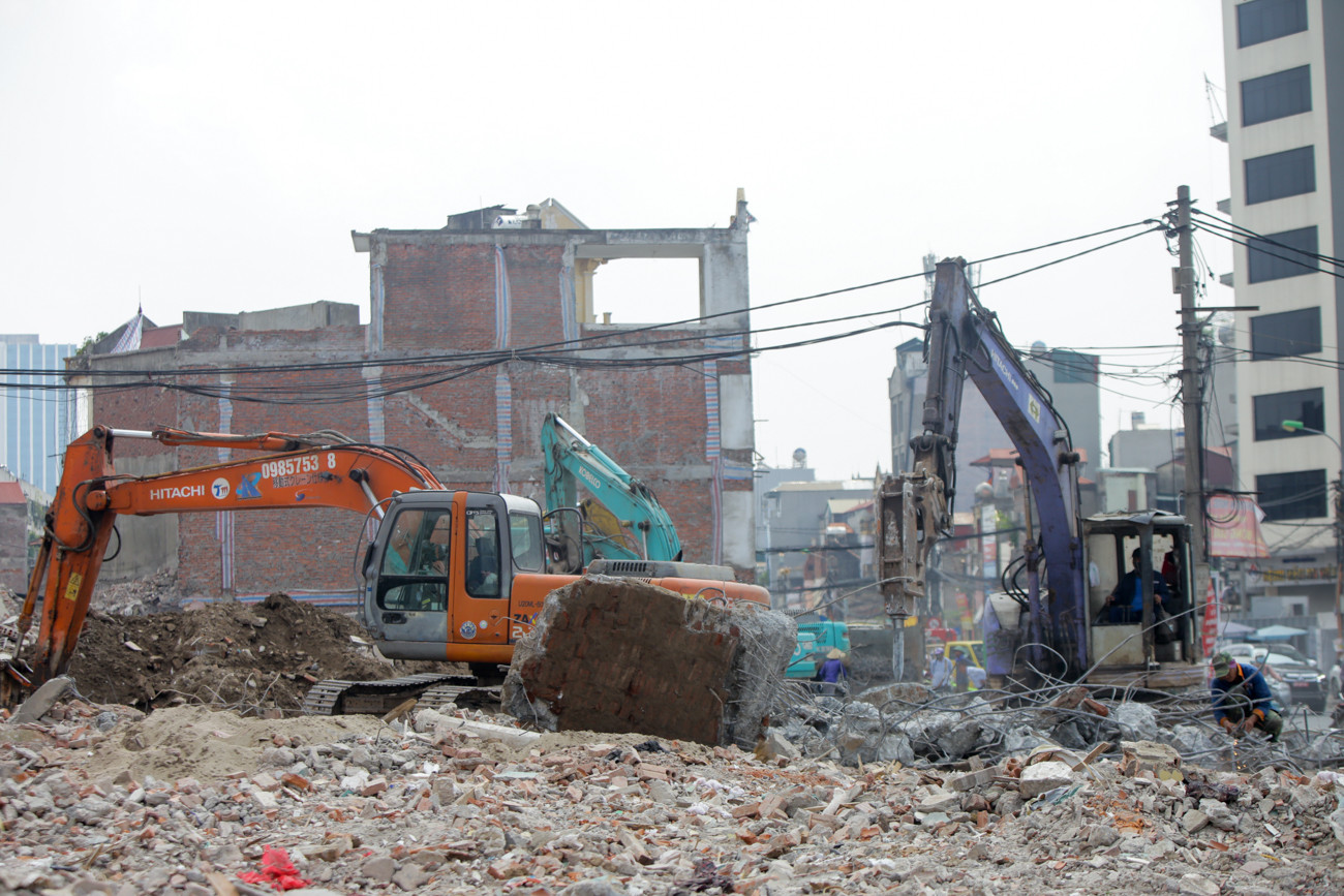 Diện mạo khác lạ của tuyến đường Minh Khai - Đại La sau khi giải phóng mặt bằng ảnh 8