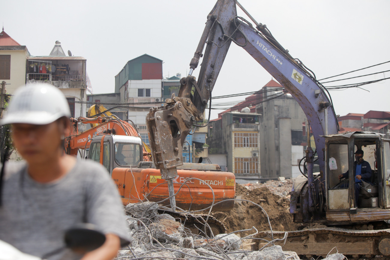 Diện mạo khác lạ của tuyến đường Minh Khai - Đại La sau khi giải phóng mặt bằng ảnh 14