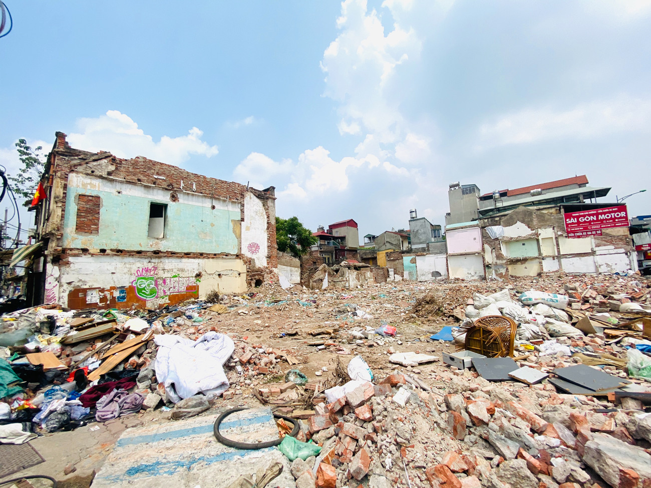 Diện mạo khác lạ của tuyến đường Minh Khai - Đại La sau khi giải phóng mặt bằng ảnh 12