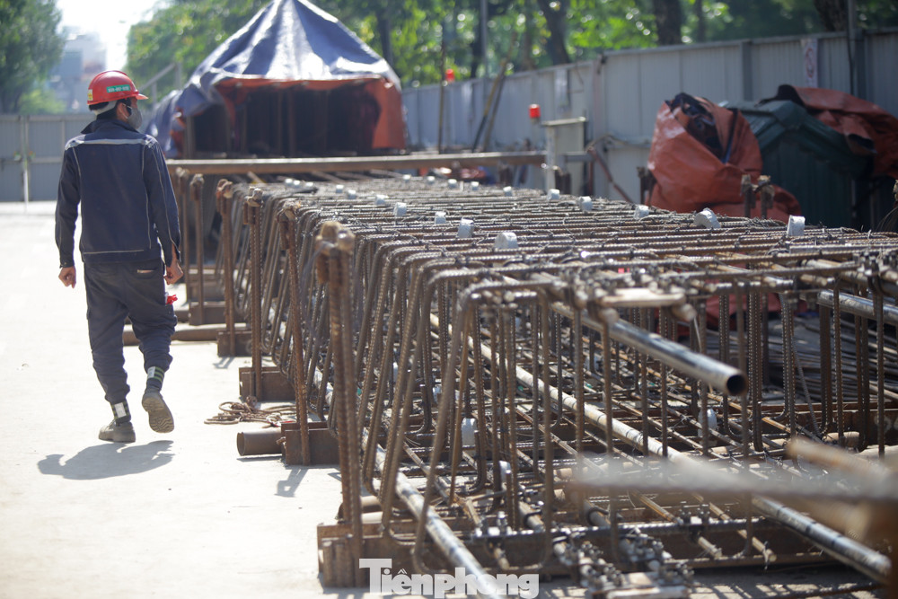 Thi công giếng thoát hiểm, thông gió đường sắt Nhổn - Ga Hà Nội ảnh 2