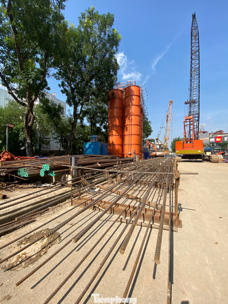 Thi công giếng thoát hiểm, thông gió đường sắt Nhổn - Ga Hà Nội ảnh 7