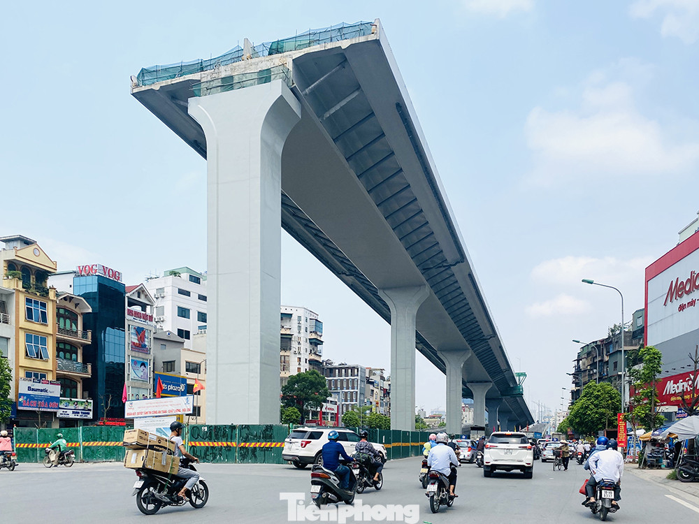 Cận cảnh tuyến đường vành đai 2 trị giá 9.400 tỷ sau 2 năm thi công ảnh 12