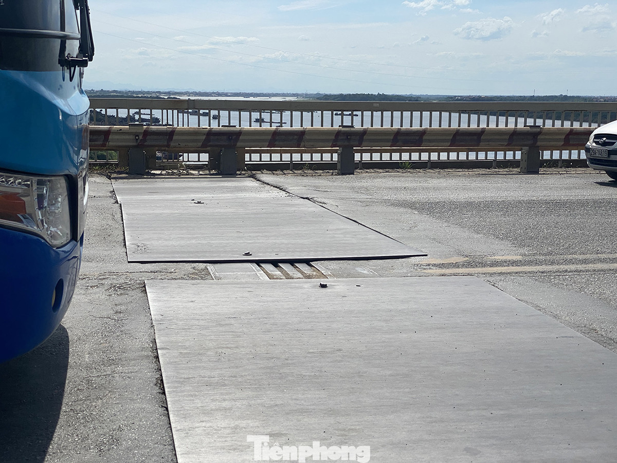 Mặt cầu Thăng Long ra sao trước ngày 'đóng cửa' đại tu lần 3? ảnh 7