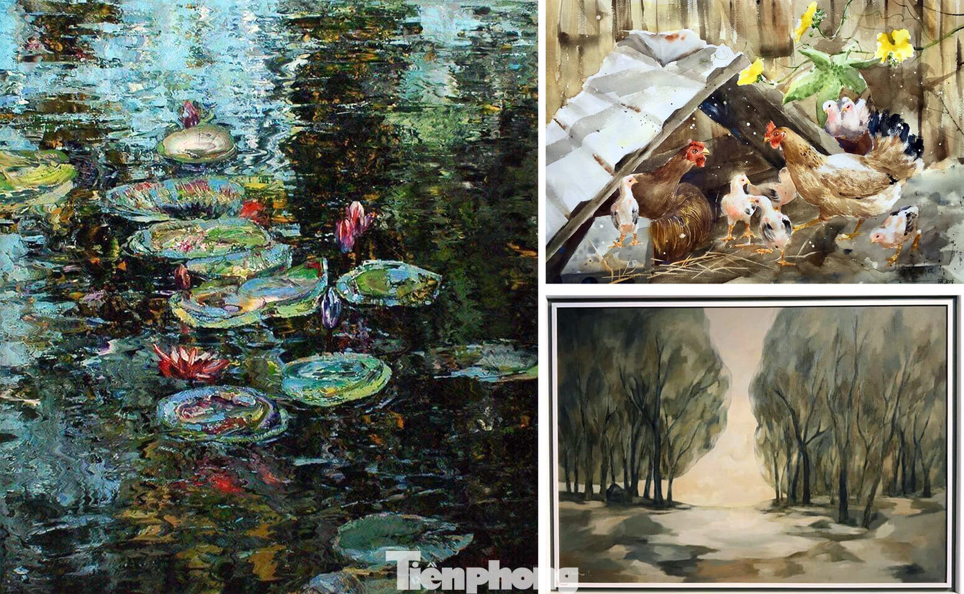 Du học sinh Mỹ đấu giá tranh trực tuyến thu hàng chục triệu đồng ủng hộ miền Trung lũ lụt ảnh 1